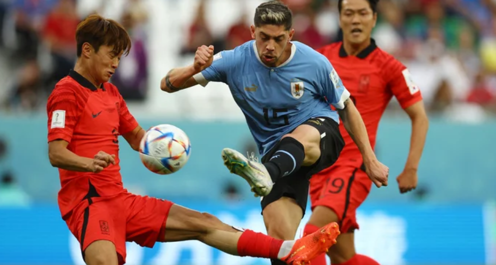 Uruguay y Corea del Sur empataron durante su debut en el Mundial