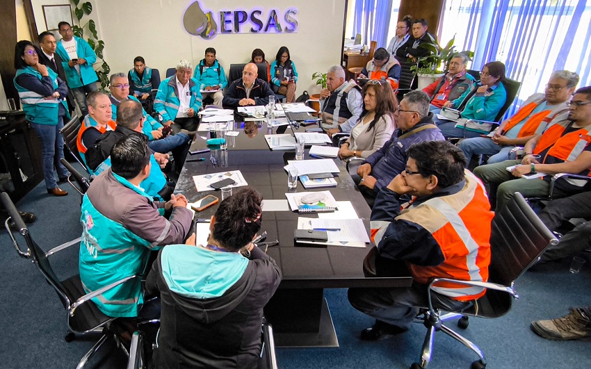Alcaldía de La Paz y EPSAS se unen para enfrentar temporada de lluvias