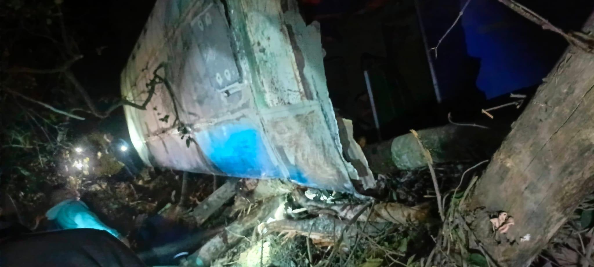 Embarrancamiento de bus deja dos fallecidos y 11 heridos en la ruta a ...