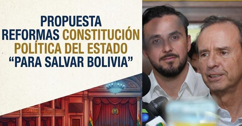Jorge Quiroga plantea reforma constitucional integral para abrir la economía y eliminar elecciones judiciales