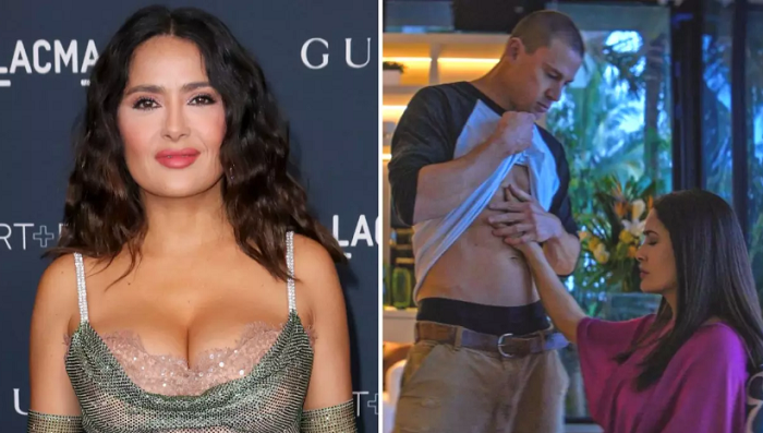 Salma Hayek se salvó de milagro de un accidente en una escena sensual ...