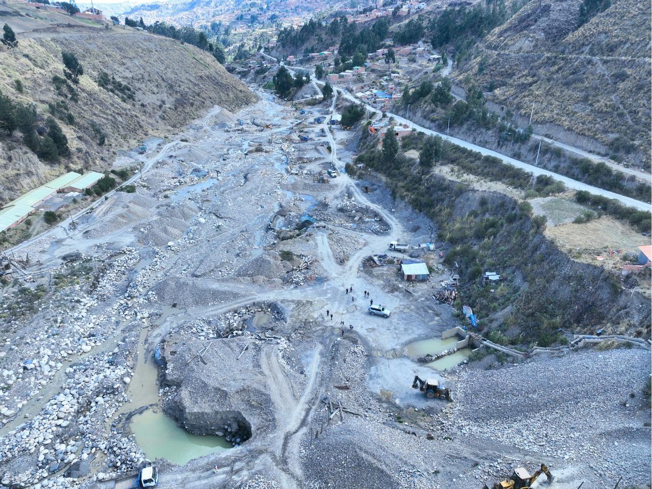 AJAM interviene actividades de minería ilegal en cuencas de La Paz